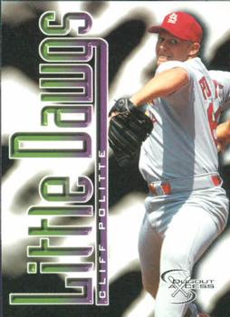 1998 SkyBox Dugout Axcess #95 Cliff Politte Front
