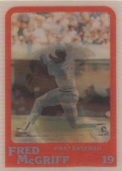 1987 Sportflics Rookies I #12 Fred McGriff Front
