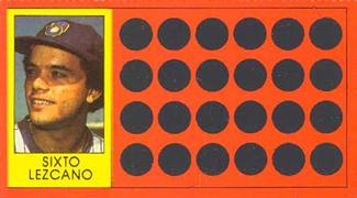 1981 Topps Scratch-Offs #45 Sixto Lezcano Front