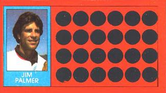 1981 Topps Scratch-Offs #50 Jim Palmer Front