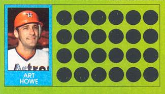 1981 Topps Scratch-Offs #99 Art Howe Front