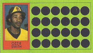 1981 Topps Scratch-Offs #68 Ozzie Smith Front