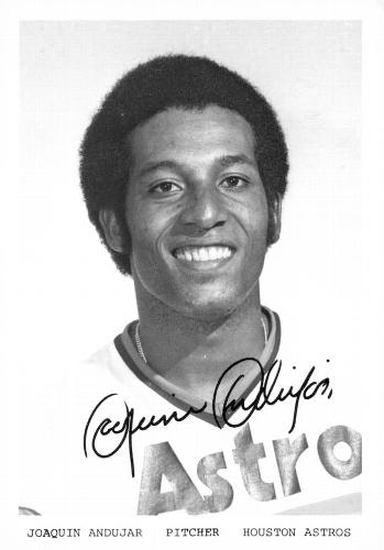 1976 Houston Astros Photocards #NNO Joaquin Andujar Front