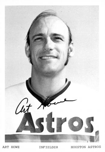 1976 Houston Astros Photocards #NNO Art Howe Front