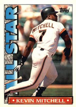 1990 Topps TV All-Stars #40 Kevin Mitchell Front