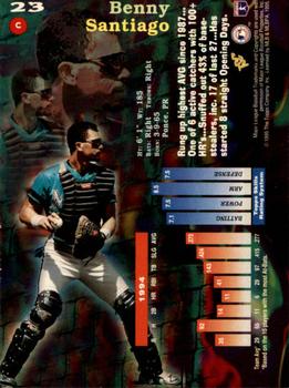 1995 Stadium Club - Super Team World Series #23 Benny Santiago Back
