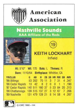 1990 CMC #144 Keith Lockhart Back