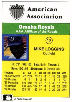 1990 CMC #187 Mike Loggins Back