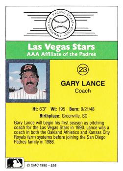 1990 CMC #526 Gary Lance Back