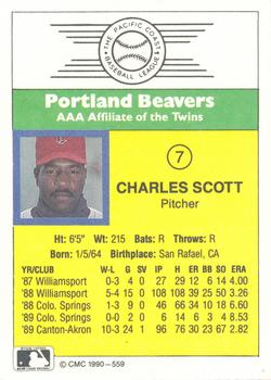 1990 CMC #559 Charles Scott Back