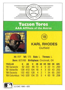 1990 CMC #620 Karl Rhodes Back