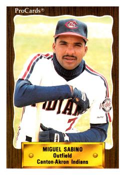 1990 CMC #721 Miguel Sabino Front