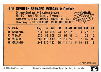1990 CMC #751 Kenny Morgan Back