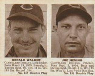 1941 Double Play (R330) #135-136 Gerald Walker / Joe Heving Front