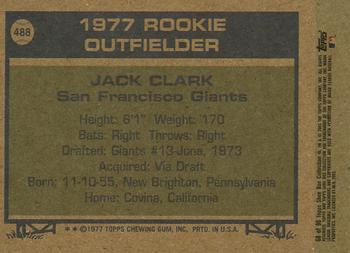 2003 Topps Shoebox Collection #68 Jack Clark Back
