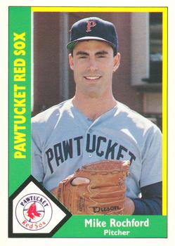 1990 CMC Pawtucket Red Sox #3 Mike Rochford Front