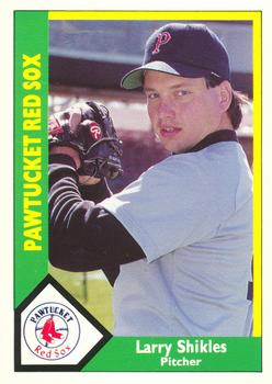 1990 CMC Pawtucket Red Sox #4 Larry Shikles Front