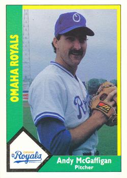1990 CMC Omaha Royals #10 Andy McGaffigan Front