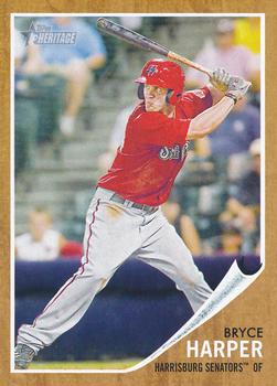 2011 Topps Heritage Minor League #16 Bryce Harper Front