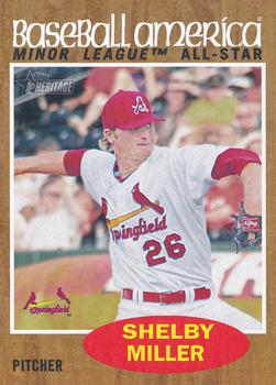 2011 Topps Heritage Minor League #222 Shelby Miller Front