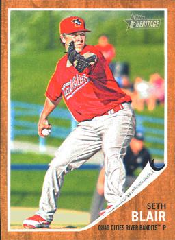 2011 Topps Heritage Minor League #66 Seth Blair Front