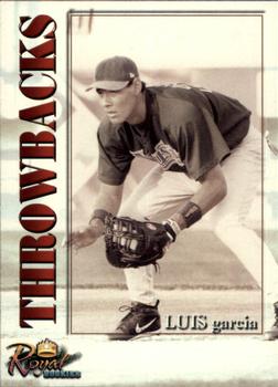 2001 Royal Rookies Throwbacks #23 Luis Garcia Front