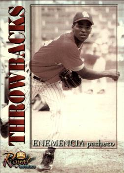 2001 Royal Rookies Throwbacks #27 Enemencio Pacheco Front