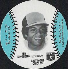 1977 Burger Chef Fun Meal Discs #NNO Ken Singleton Front