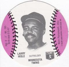 1977 Burger Chef Fun Meal Discs #NNO Larry Hisle Front