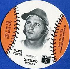 1977 Burger Chef Fun Meal Discs #NNO Duane Kuiper Front