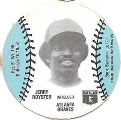 1977 Burger Chef Fun Meal Discs #NNO Jerry Royster Front