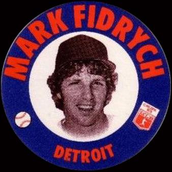 1978 Papa Gino's Discs #32 Mark Fidrych Front