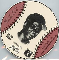 1979 Wiffle Ball Discs #NNO Ralph Garr Front