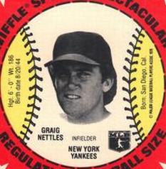 1979 Wiffle Ball Discs #NNO Graig Nettles Front