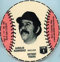 1979 Wiffle Ball Discs #NNO Aurelio Rodriguez Front