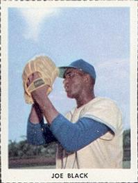 1955 Golden Stamps Brooklyn Dodgers #NNO Joe Black Front