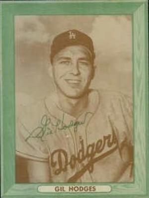 1958 Bell Brand Los Angeles Dodgers #NNO Gil Hodges Front
