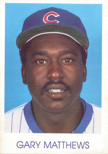 1985 Lion Photo Chicago Cubs #NNO Gary Matthews Front
