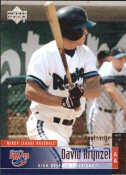 2002 Upper Deck Minor League #38 Dave Krynzel Front