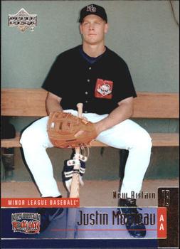 2002 Upper Deck Minor League #187 Justin Morneau Front