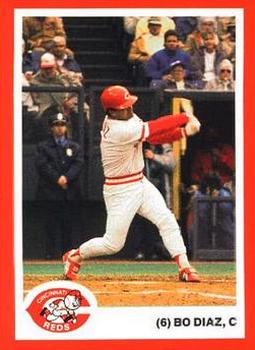 1987 Kahn's Cincinnati Reds #NNO Bo Diaz Front