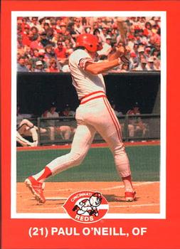 1988 Kahn's Cincinnati Reds #NNO Paul O'Neill Front