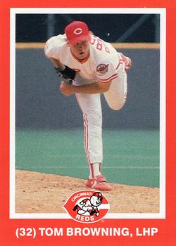 1988 Kahn's Cincinnati Reds #NNO Tom Browning Front