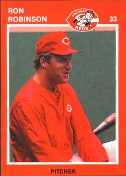 1989 Kahn's Cincinnati Reds #NNO Ron Robinson Front