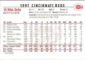 1997 Kahn's Cincinnati Reds #NNO Mike Kelly Back