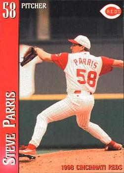 1998 Kahn's Cincinnati Reds #NNO Steve Parris Front