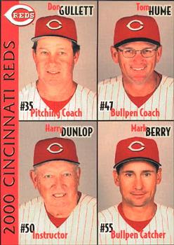 2000 Kahn's Cincinnati Reds #NNO Don Gullett / Tom Hume / Harry Dunlop / Mark Berry Front