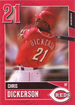 2009 Kahn's Cincinnati Reds #NNO Chris Dickerson Front