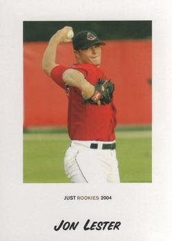 2004 Just Rookies #44 Jon Lester Front