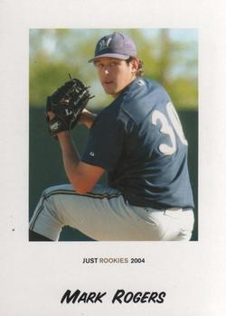 2004 Just Rookies #70 Mark Rogers Front